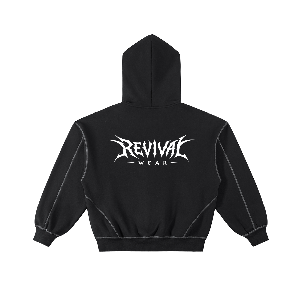 BOXY FLEECE ZIP HOODIE