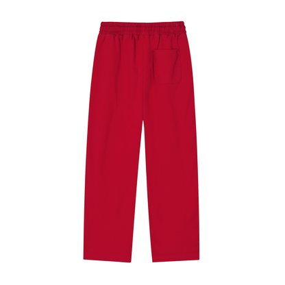 STRIPED STRAIGHT-LEG SWEATPANTS
