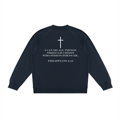 COLOR BLOCK CREWNECK SWEATSHIRT