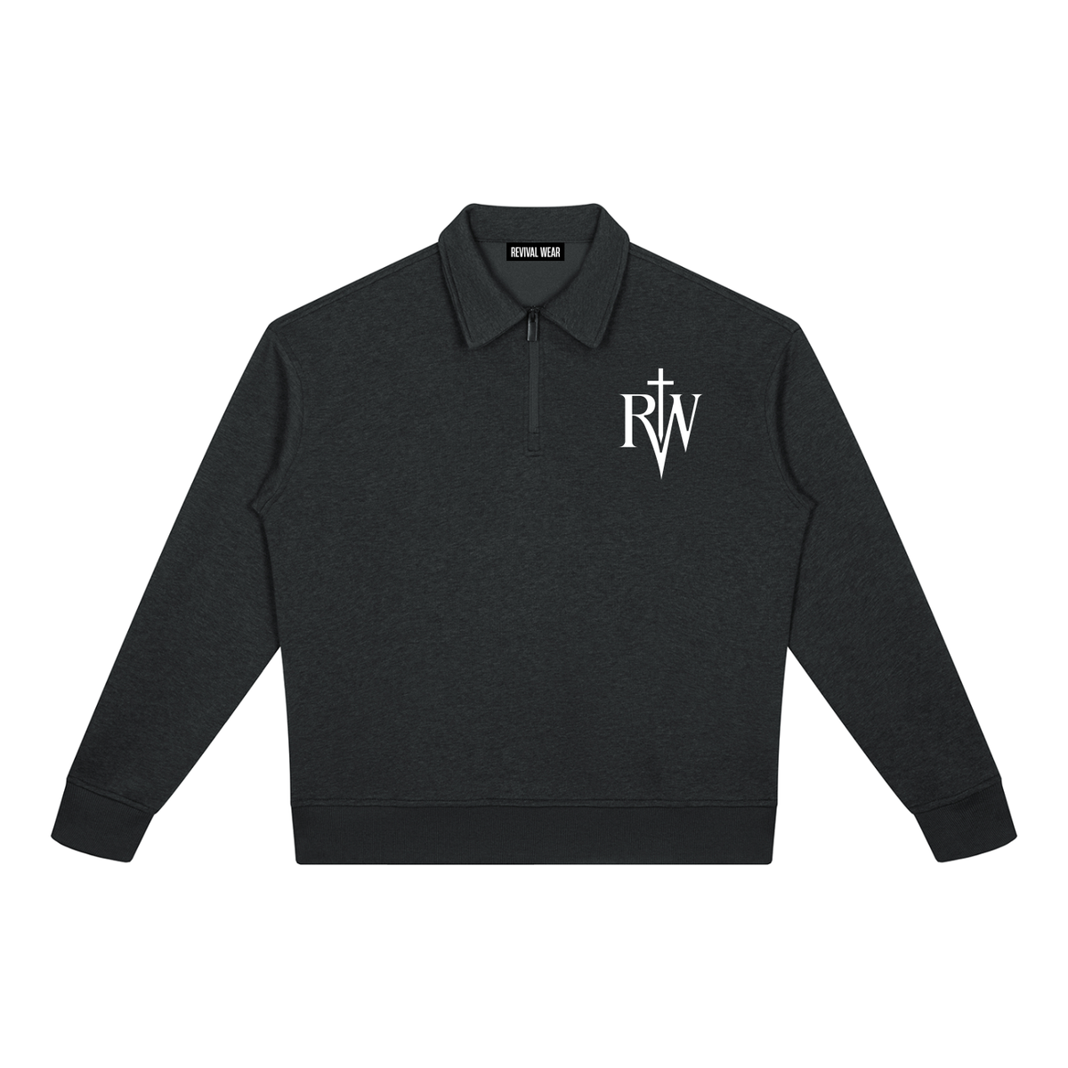 QUARTER-ZIP SWEATSHIRT
