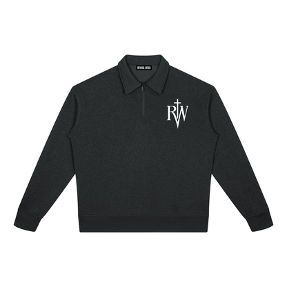 QUARTER-ZIP SWEATSHIRT