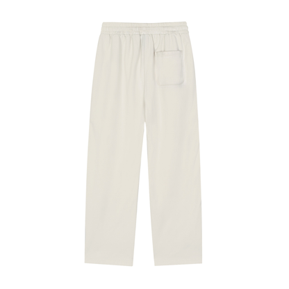 STRIPED STRAIGHT-LEG SWEATPANTS