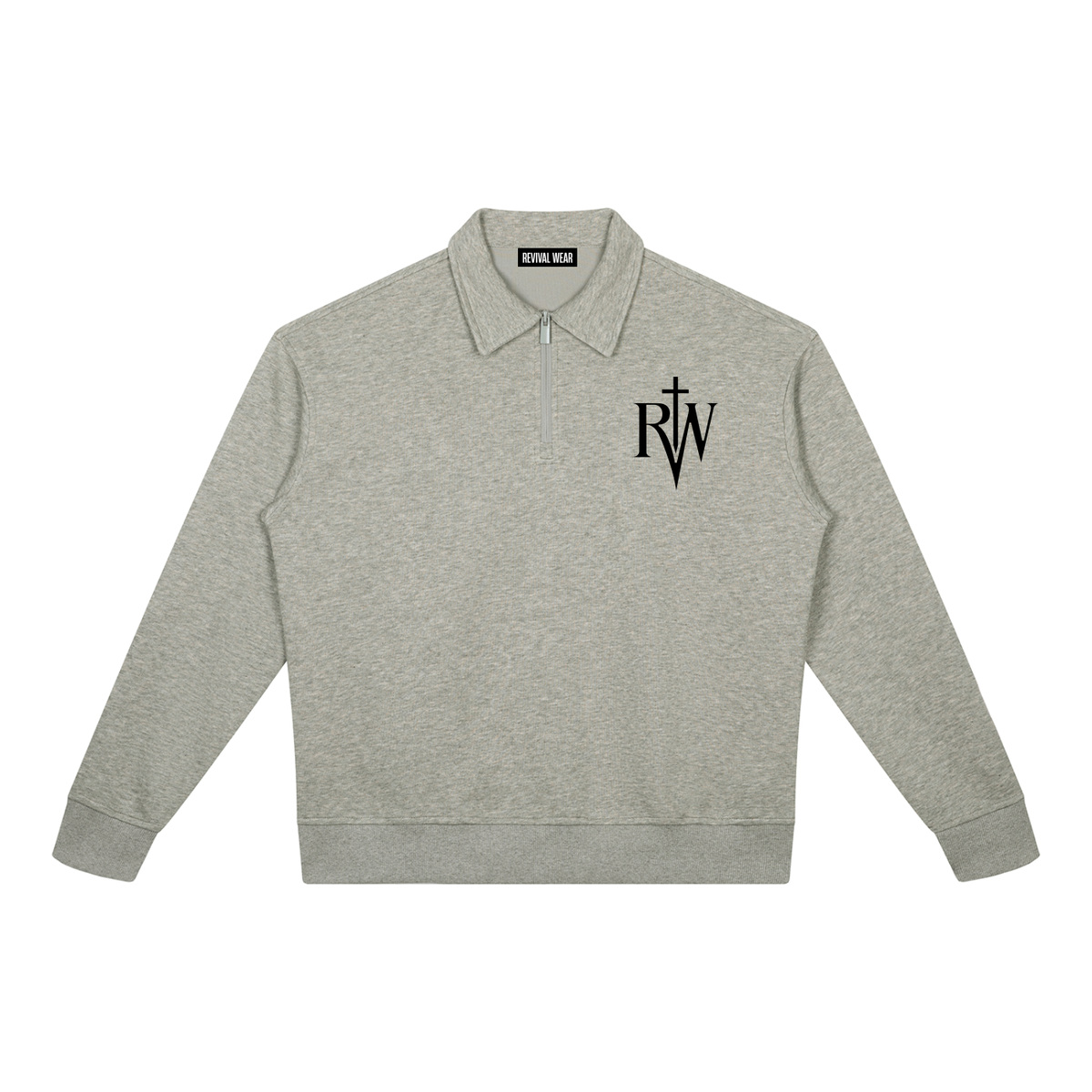 QUARTER-ZIP SWEATSHIRT