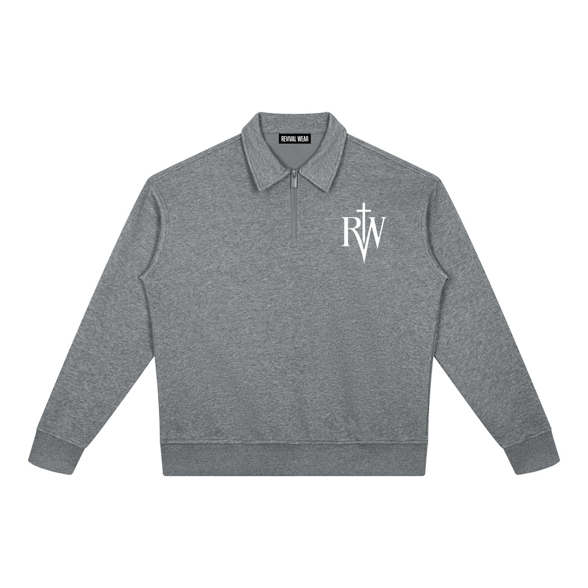 QUARTER-ZIP SWEATSHIRT