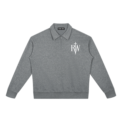 QUARTER-ZIP SWEATSHIRT