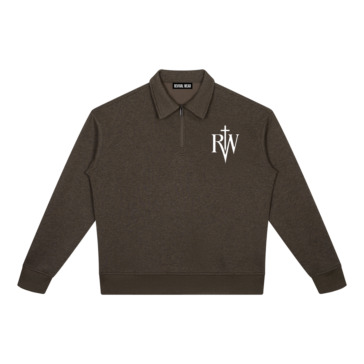 QUARTER-ZIP SWEATSHIRT