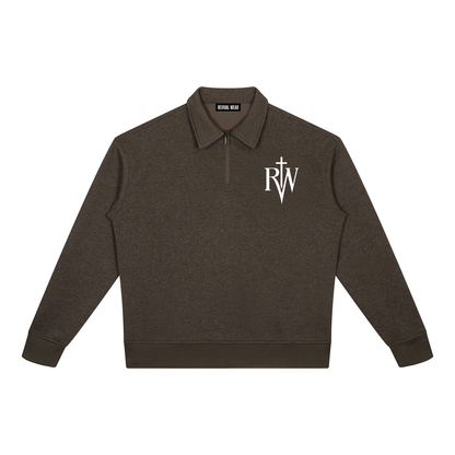 QUARTER-ZIP SWEATSHIRT
