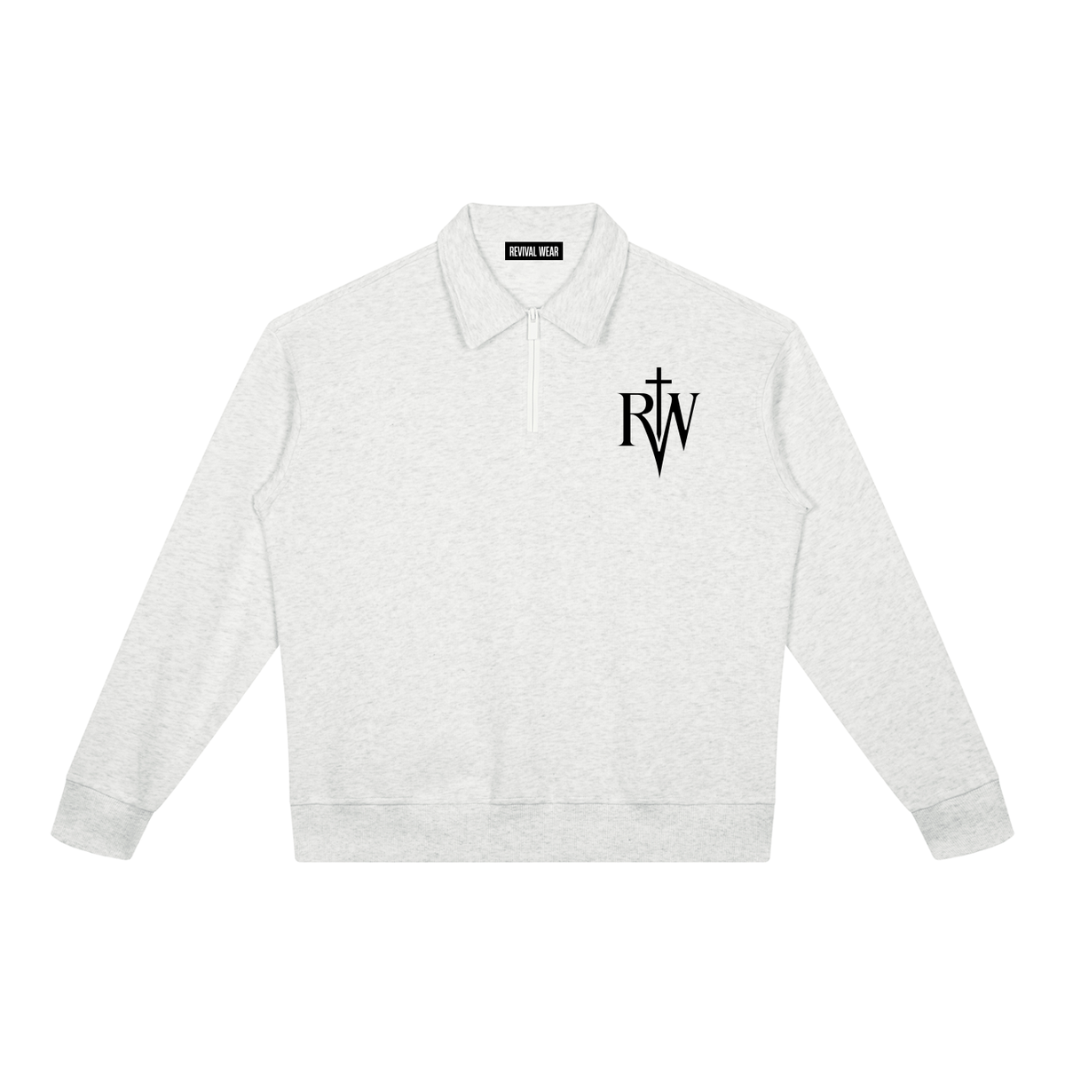 QUARTER-ZIP SWEATSHIRT