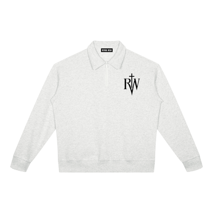 QUARTER-ZIP SWEATSHIRT
