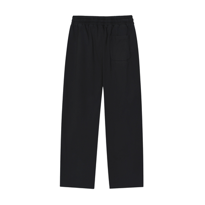 STRIPED STRAIGHT-LEG SWEATPANTS