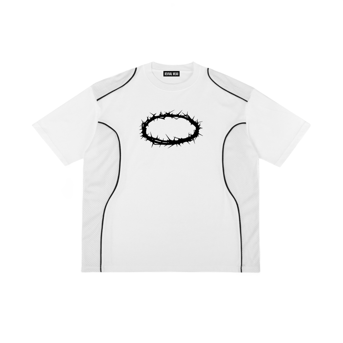 Thorn Crown Piped Panel T-Shirt